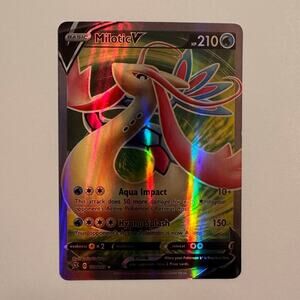 Pokemon Milotic V Full Art Holo 179/192 Ultra Rare 2020 NM